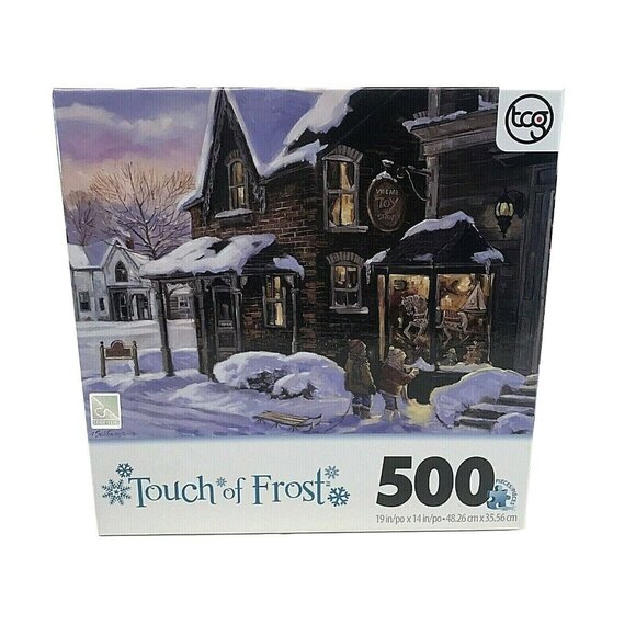 TCG Toys Tcg Touch Of Frost Village Toy Shop Puzzle 50 Pieces